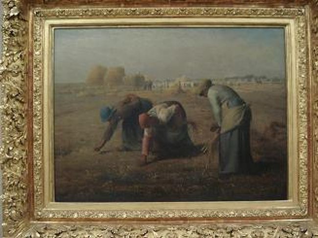 ミレー　落ち穂拾い<br /><br />オルセーにあると知らず偶然発見！<br />こんな名画の周りに誰一人いないとは…。<br /><br />それほど名画、名作があふれているフランス<br />1度にこんなに見ていいの？<br />