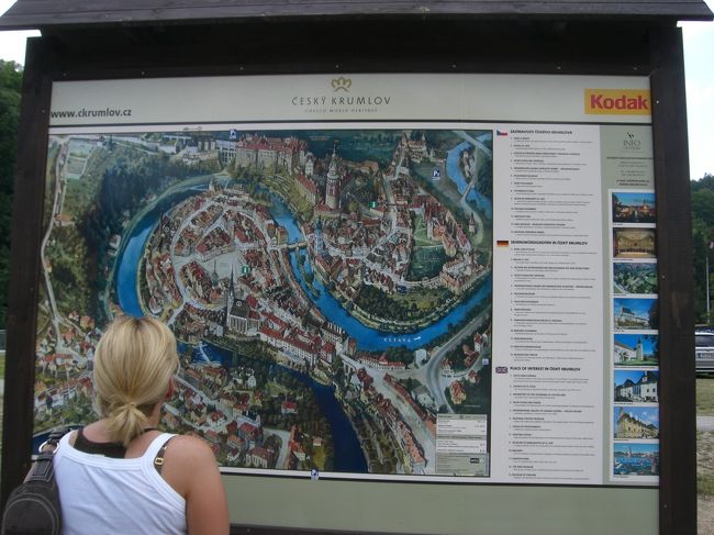 チェスキークルムロフ到着！！