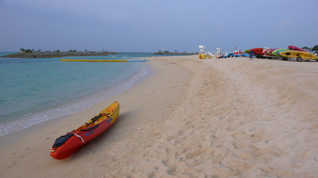 ビーチサイドも広々しています。