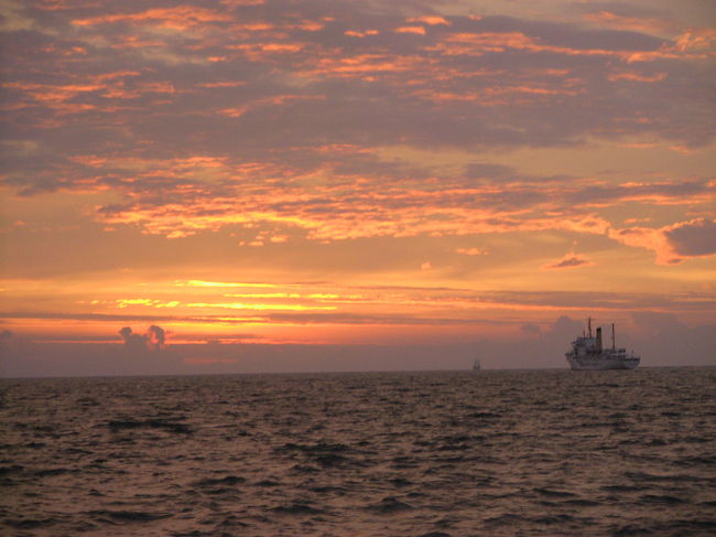 ロハス通りから海を撮影しました。<br />