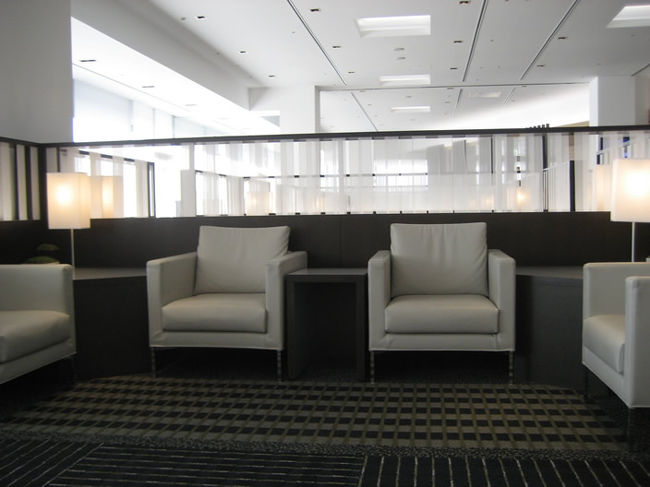 白と黒を基調とした、モダンなつくりです。ANAのコーポレートカラーの青は使われておりません。