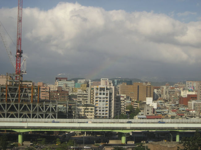 オーシャンビューではなく、レインボービューです。虹、見えるかな？