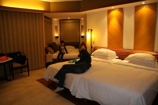 お部屋はグランドルームのオーシャンビュー。サウスヴィレッジの４F角部屋でした。