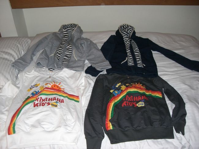 士林夜市で買ったふぅちゃんとおそろの服たち☆