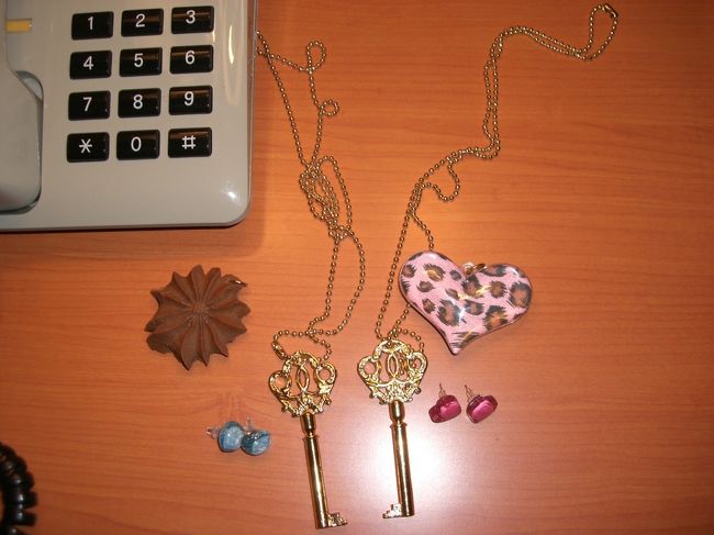 これもふぅちゃんとおそろのピアスとネックレス☆