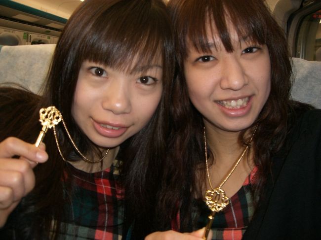 おそろの服着ておそろのネックレス！！