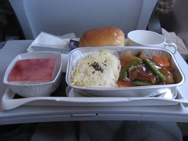 夕食．<br /><br />夕食後，隣に座っていた川崎在住の20代社会人♀は，<br />有給を取って露サンクトペテルブルクへ<br />駐在員を尋ねに行くとのことで，旅行話で盛り上がる．<br /><br />やっぱりヨーロッパ，<br />それも中欧東欧でしょって結論に達する．