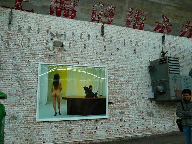 なかなか面白い写真が飾られています。<br />