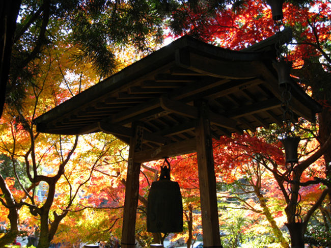 鐘とモミジ。<br /><br />