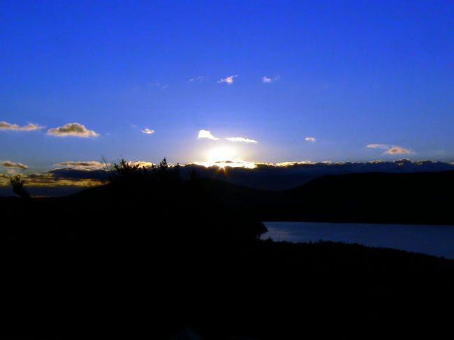 ６時４０分　太陽が顔を覗かせはじめました