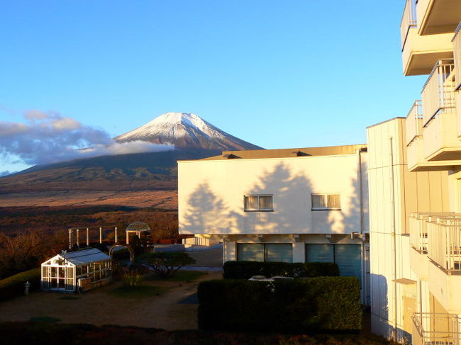夜明けのバルコニーからの眺め?