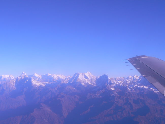 ヒマラヤの真上