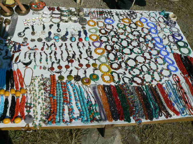 イヤリング売り