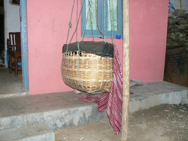 赤ちゃんを入れる、ゆりかご