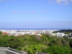 ■3日目
＜首里城／瑞泉門付近からの眺め＞
許田ICから高速道路をかっ飛ばして、首里城へ。時間がないため、奉神門（ここより先は有料）で引き返す。首里杜館（すいむいかん）付近にある土産屋で、お決まりのちんすこうを購入。
那覇空港では時間ギリギリまで土産購入に費やしてから、帰りの飛行機に乗り込む。