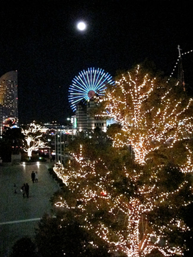 最後に月と観覧車です。