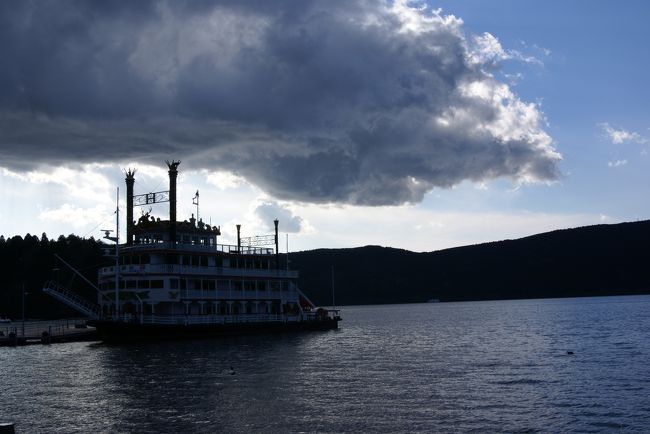 で、太陽の方向を考えて、芦ノ湖に行ってみたけど・・・