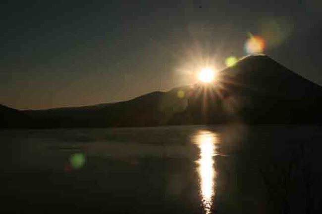 午前７時４３分です。(20D) <br /><br />日の出です。