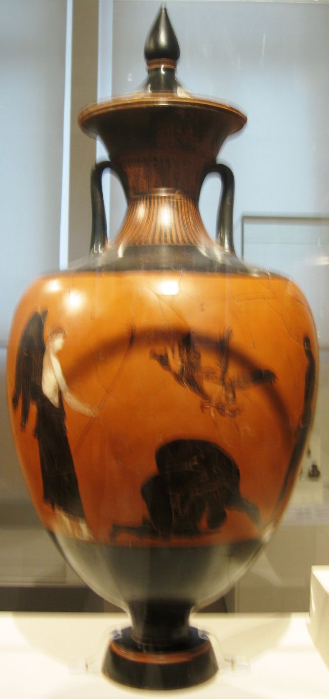 ギリシャ　壺　アンフォラ フランスアンティーク 台座付き アンフォラ 壺 (大) | REFACTORY antiques