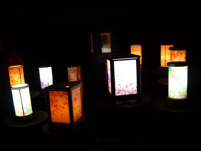 法輪寺の展望台の灯篭