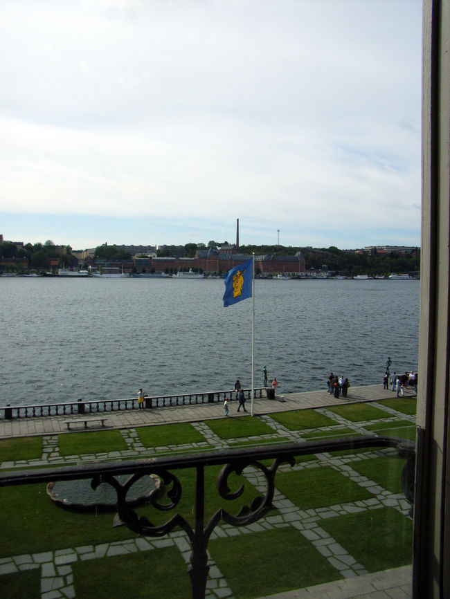 ストックホルム市庁舎から見たメーラレン湖