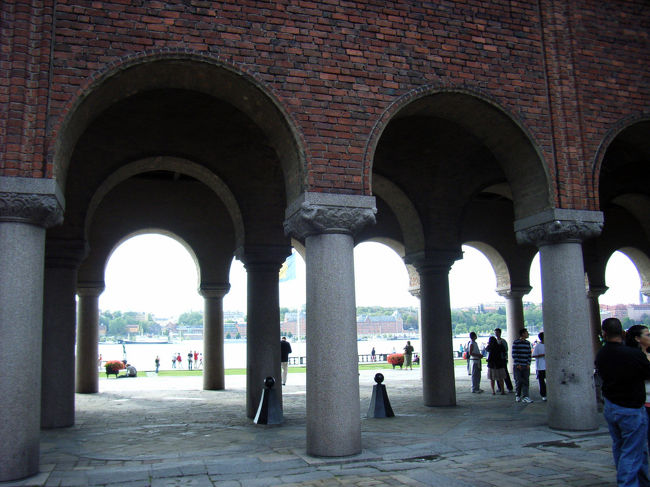 ストックホルム市庁舎の回廊