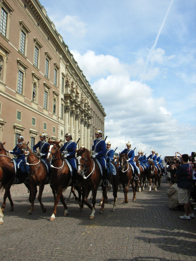 トックホルム　ガムラスタン　衛兵の交代式