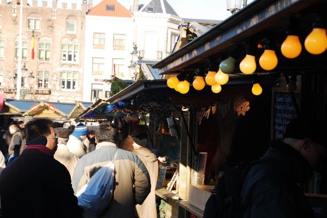 クリスマスマーケットの屋台
