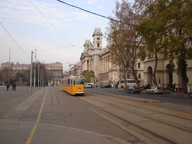 国会議事堂前の広場、奥は民族博物館です。