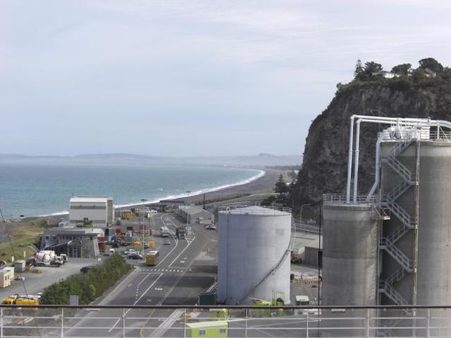 ネイピアノ海岸<br />船上から