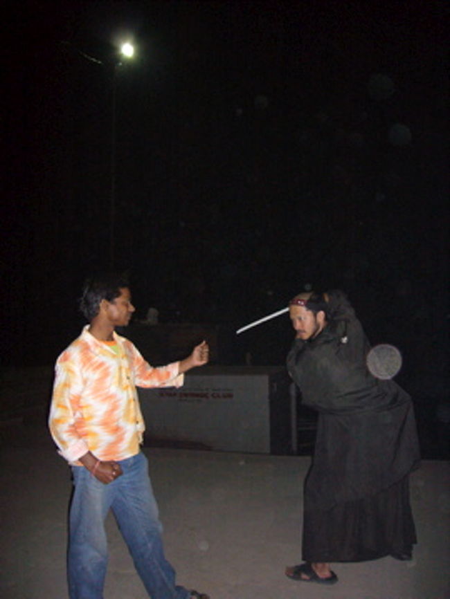 ヴァラナシに侍が・・・