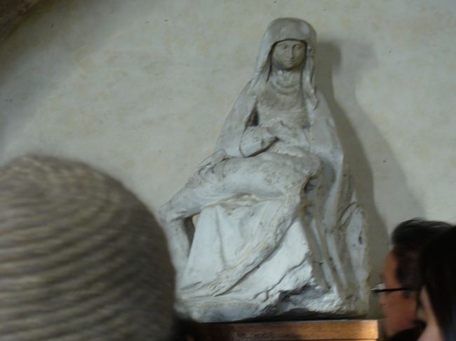 モンサンミッシェル内部のピエタ像