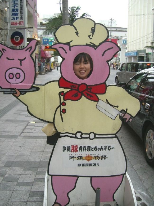 国際通りを歩いたのはいいけど、<br />なんだか疲れただけ・・・という気が<br />しないでもない。<br />途中に寄った市場の方のアーケード街の方が<br />沖縄っぽいし、不思議な感覚で<br />とても楽しかった。<br /><br />三越前を歩いていたら、<br />お持ち帰りの沖縄そばが<br />年越しそばとして売られていた。<br /><br />かなり歩いて疲れていたし、<br />夕食は食べに行くよりも部屋で食べようと、<br />５人分の沖縄そばを購入。<br /><br />買ったのは我部祖河食堂のもの。<br />お肉が三種類入っていて、<br />温めるだけで食べられる。<br />