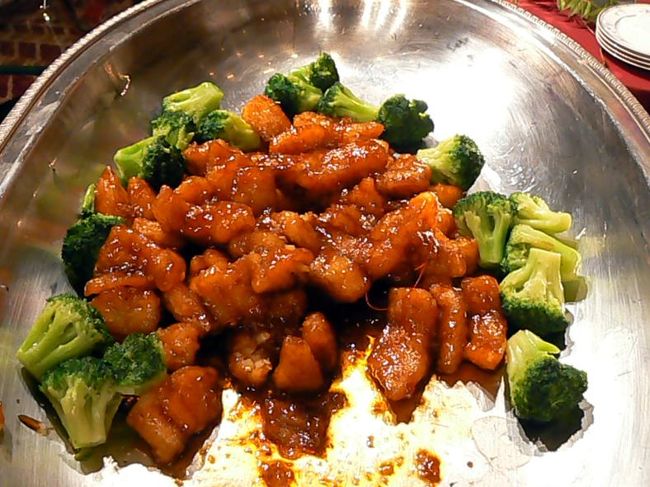 マトウ鯛の四川風ピリ辛ソース