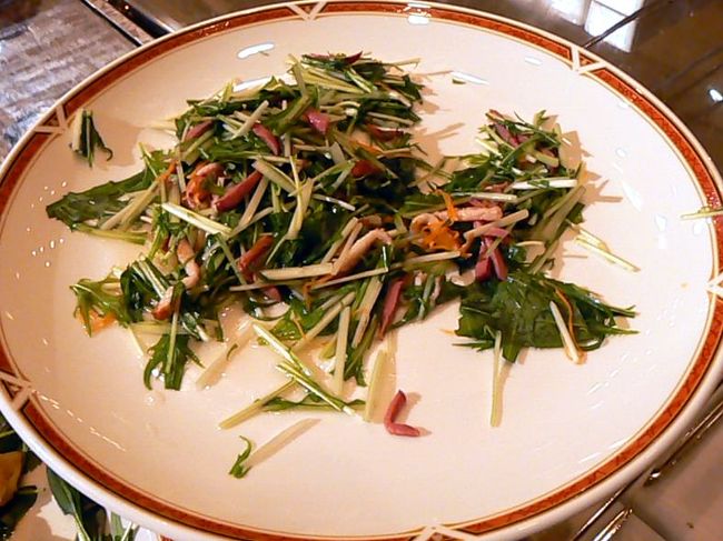 彩々野菜とスモークダックのサラダ レモン風味