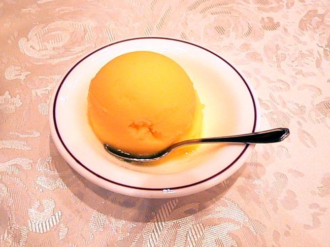 デザートはシャーベット