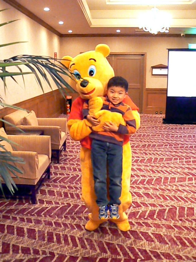 抱っこしてもらいました