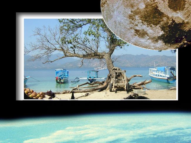 ロンボク島　　ギリの海