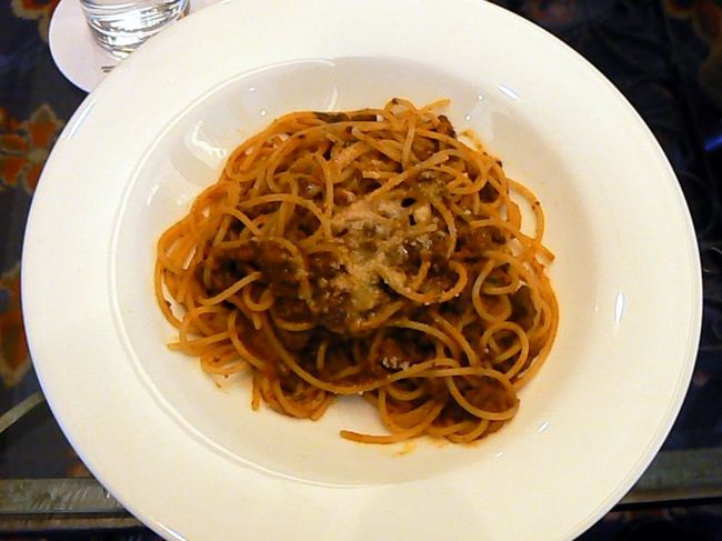 長男はスパゲティーボロネーゼ ￥１，５７５−