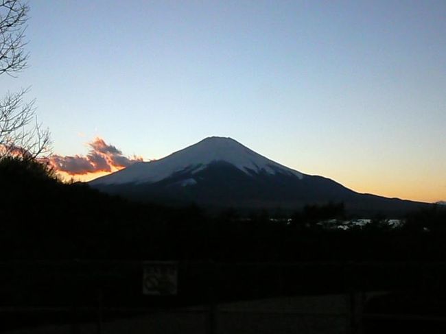 穏やかな日が暮れました