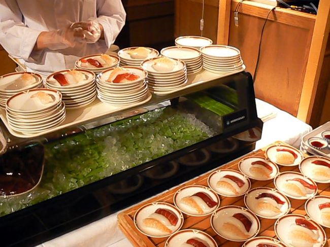 寿司実演コーナー