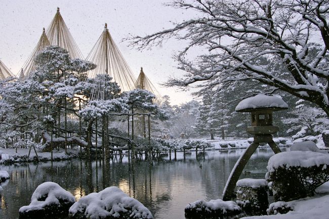 兼六園の雪景色』金沢(石川県)の旅行記・ブログ by ぬいぬいさん