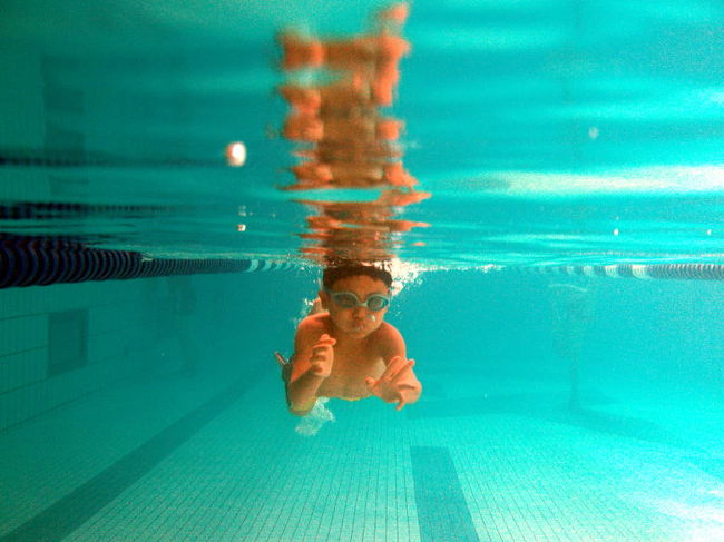 長男は潜水も出来るようになりました