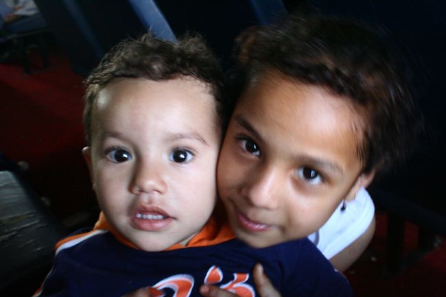 乗船３０分で自分の周りは幼稚園状態に（笑）