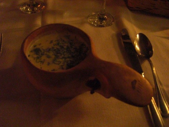 SAAGAで食べたサーモンスープ