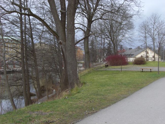 ホテル真裏の風景