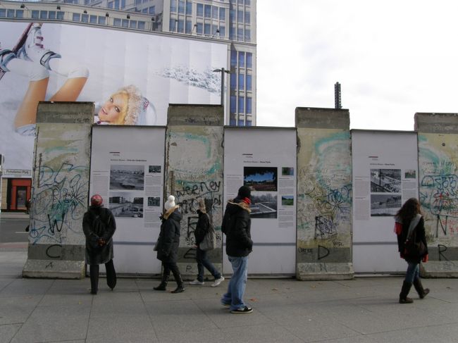 残されていたベルリンの壁。