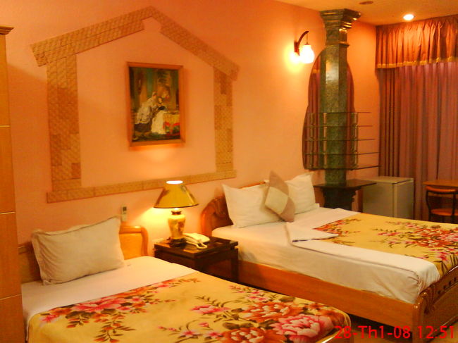 そしてこれは、私たちＦＡＭＩＬＹが泊まっていた部屋。憎いことをする。で、See you soonだと。わかったよ！ＯＫだ！