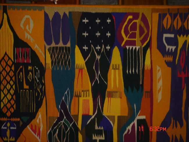 ホーコンの館に飾ってあったタペストリー