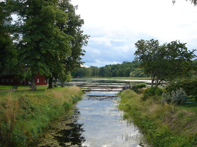 グリップスホルム城の美しい庭